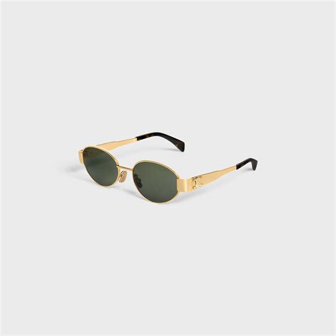 WOMEN'S LUXURY GOLD METAL FRAME SUNGLASSES